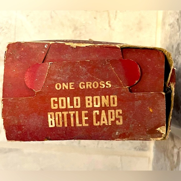 Vintage Gold Bond Bottle Caps in Original Box collectibles cork beer soda - Picture 6 of 9